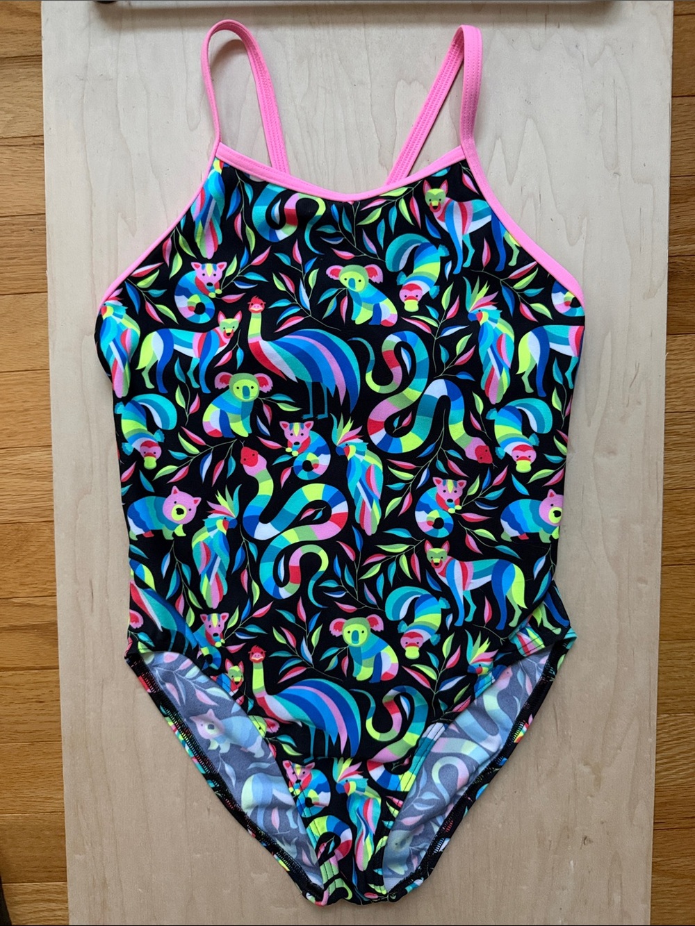 Funkita • sz28 • Night Life Animal Print One-Piece Swimsuit • Diamond Back